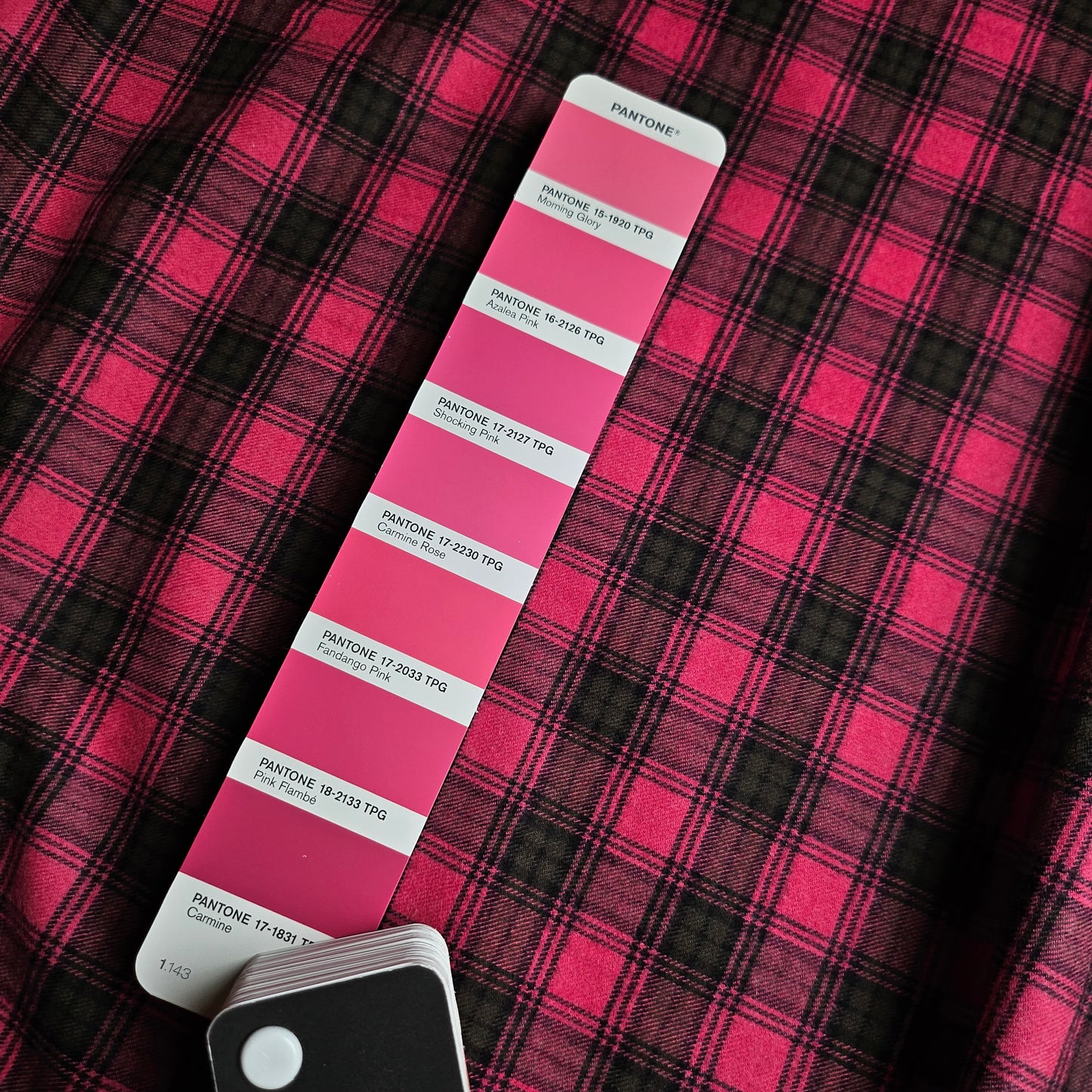 Flanell · Baumwolle · Kariert · Pink- und Grüntöne · 140 cm · 140 g/m² · Meterware