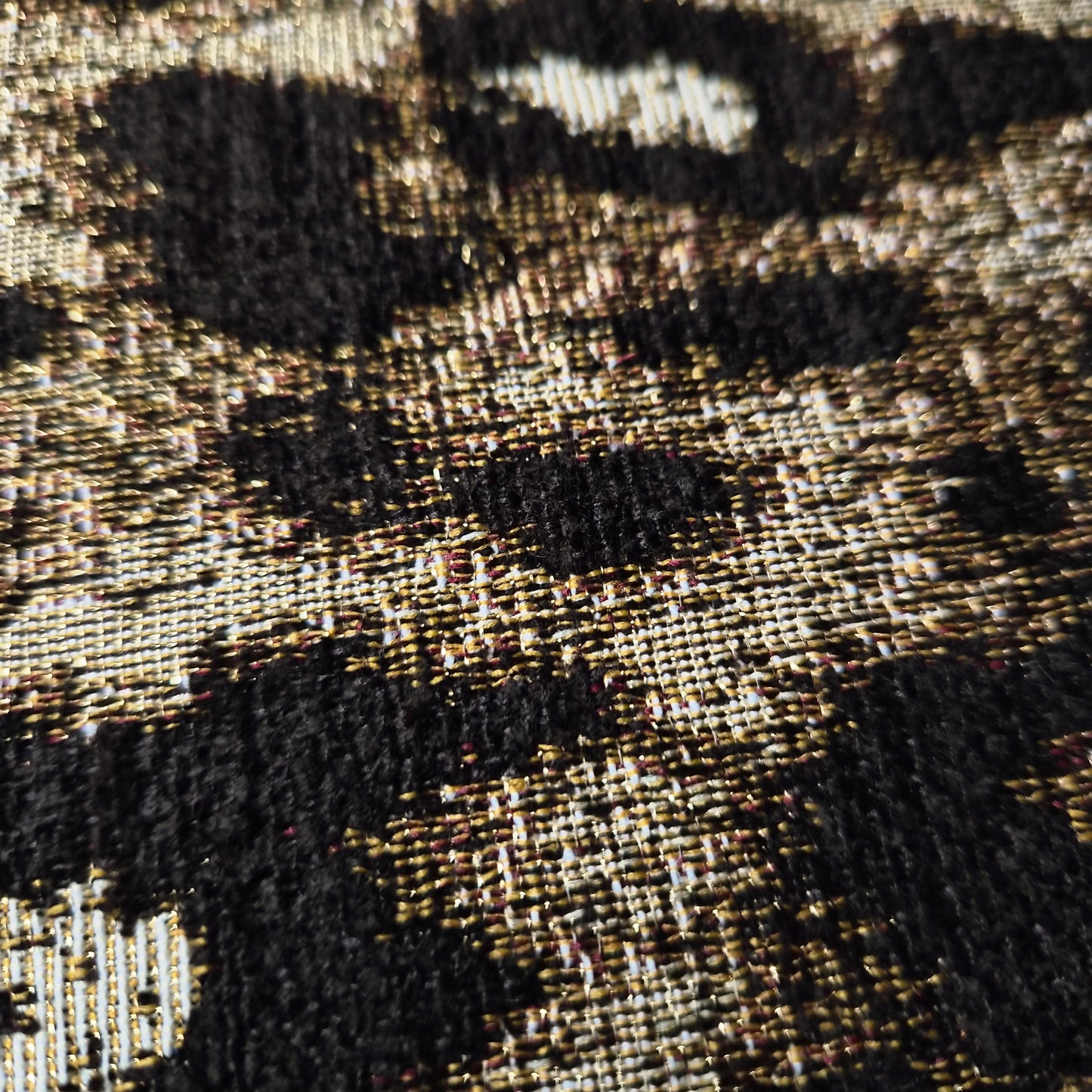 Jacquard · Baumwolle, Polyester · Leo · Brauntöne · 140 cm · 330 g/m² · Meterware