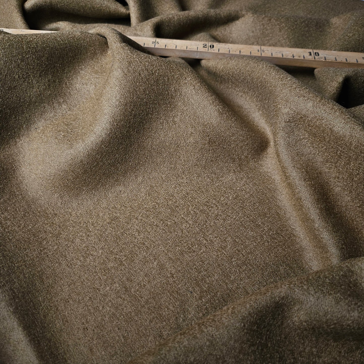 Wollwebware gekockt Honey Mustard Einzelstück 62cm X 135cm S4X2X013