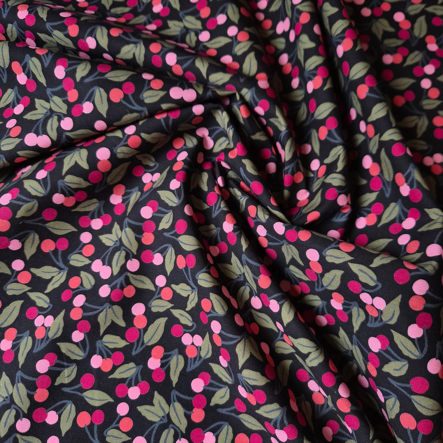 Baumwolle, Wolle, Black Onyx · 145 cm