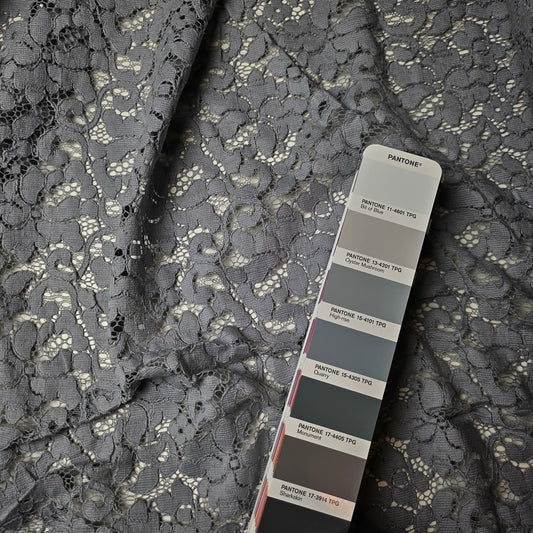 Spitze · Baumwolle · Floral · Pantone High-Rise · 140 cm · 170 g/m² · Meterware