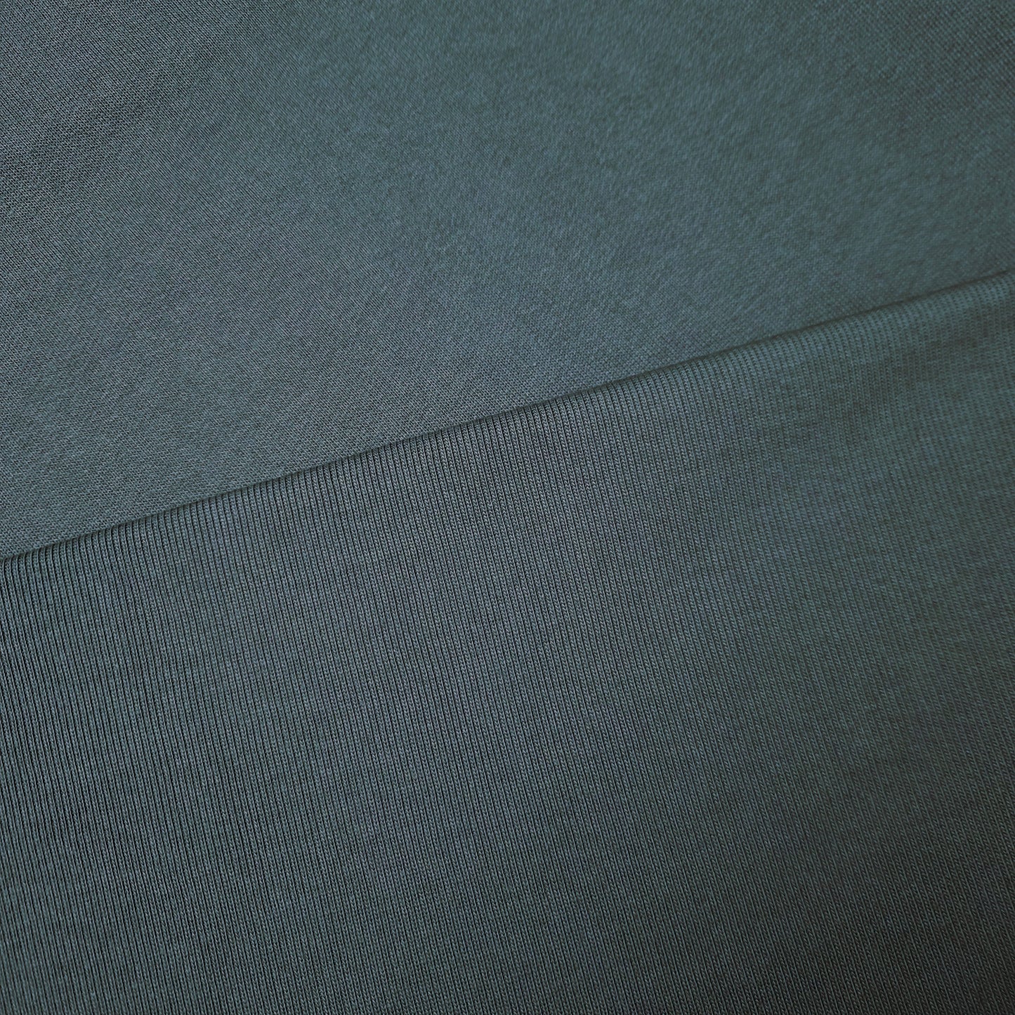 Kombipaket · Sweat & Bündchen · Baumwolle · Uni · Darkest Spruce · Stoff 100×190 cm · Bündchen 150×120 cm