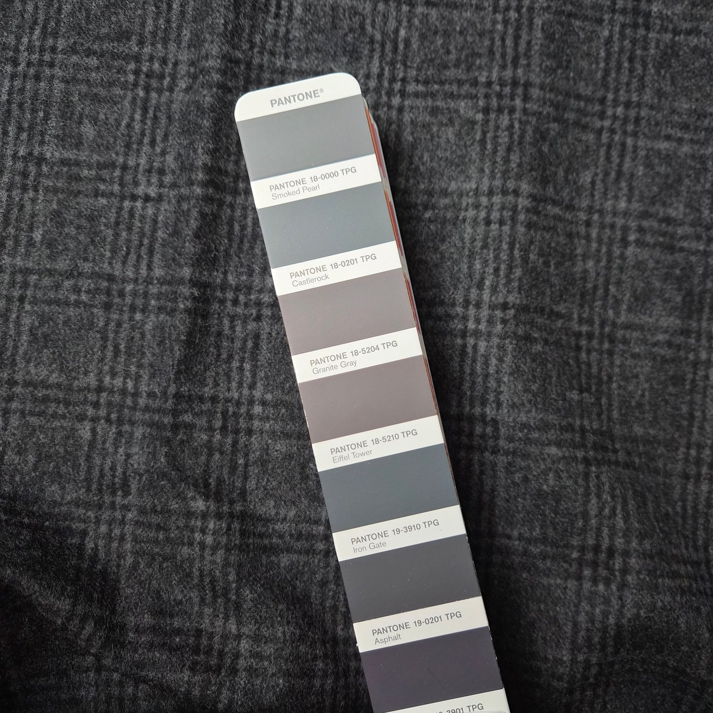 Mantelstoff · Gebürstet · Wolle · Kariert · Grautöne · 200×140 cm · Einzelstück