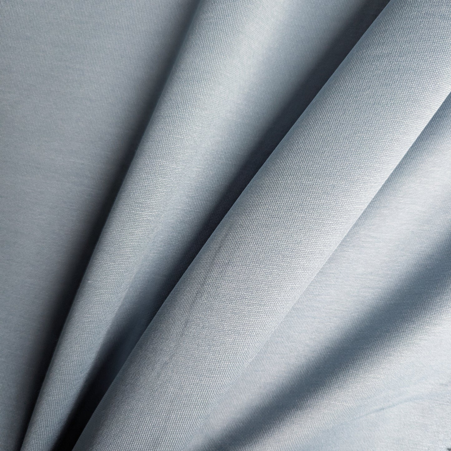 Baumwolle, Polyamid, Wolle, Jersey, Doubleface, Türkisgrau · 140 cm 330g/m2