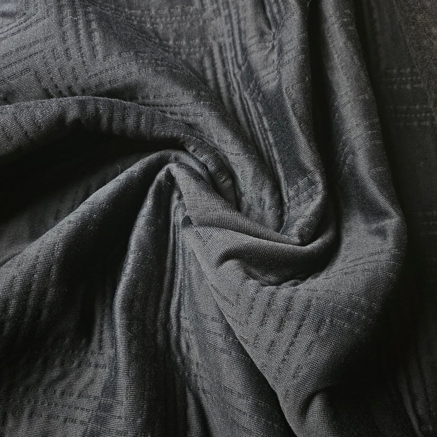 Steppsweat · Baumwolle, Polyester · Uni · Pantone Dark Sapphire · 160 cm · Meterware