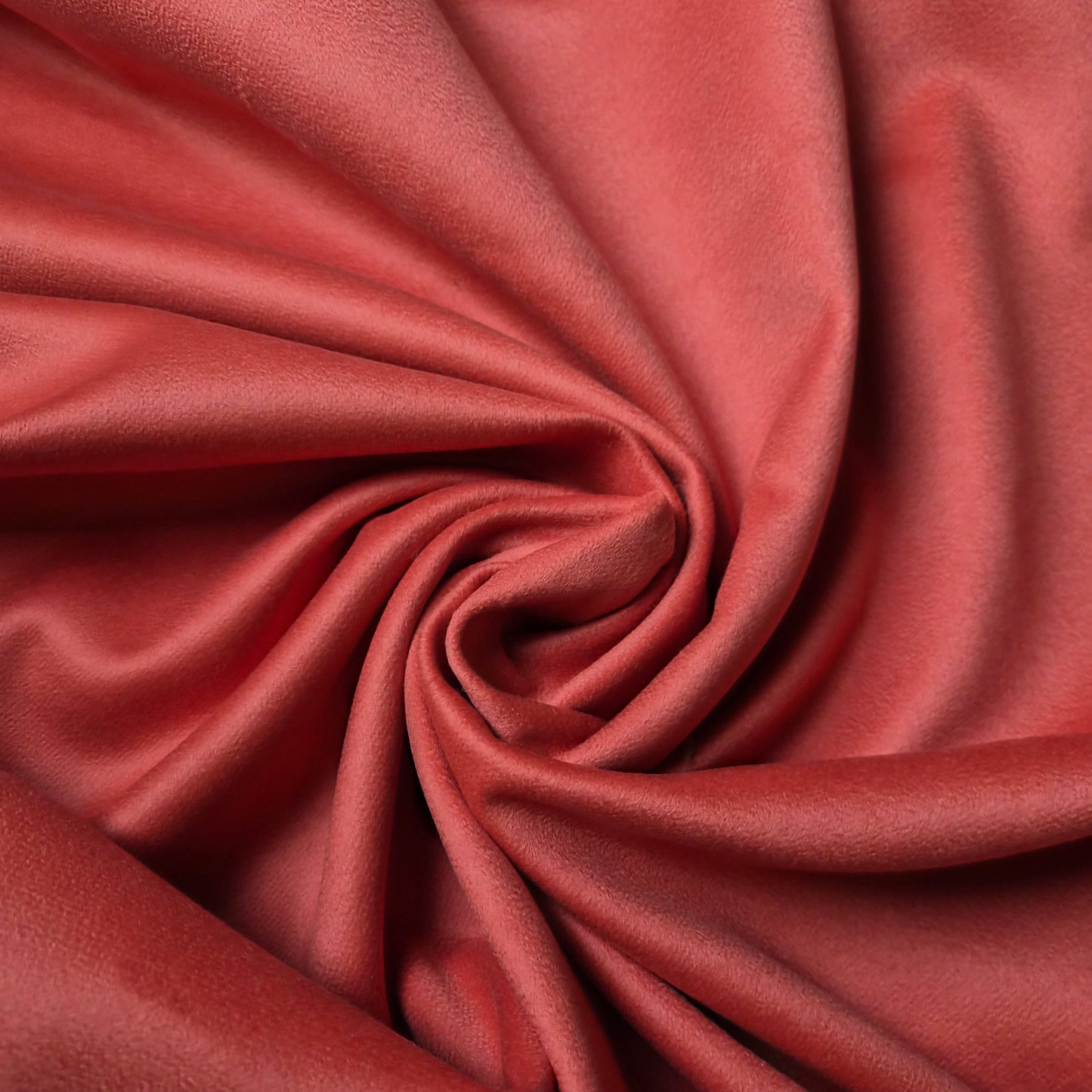 Kombipaket · Mantelstoff · Doubleface, Trennbar · Kaschmir · Pantone Coral · Stoff 200×150 cm + Viskosefutter 200×150 cm · 740 g/m²