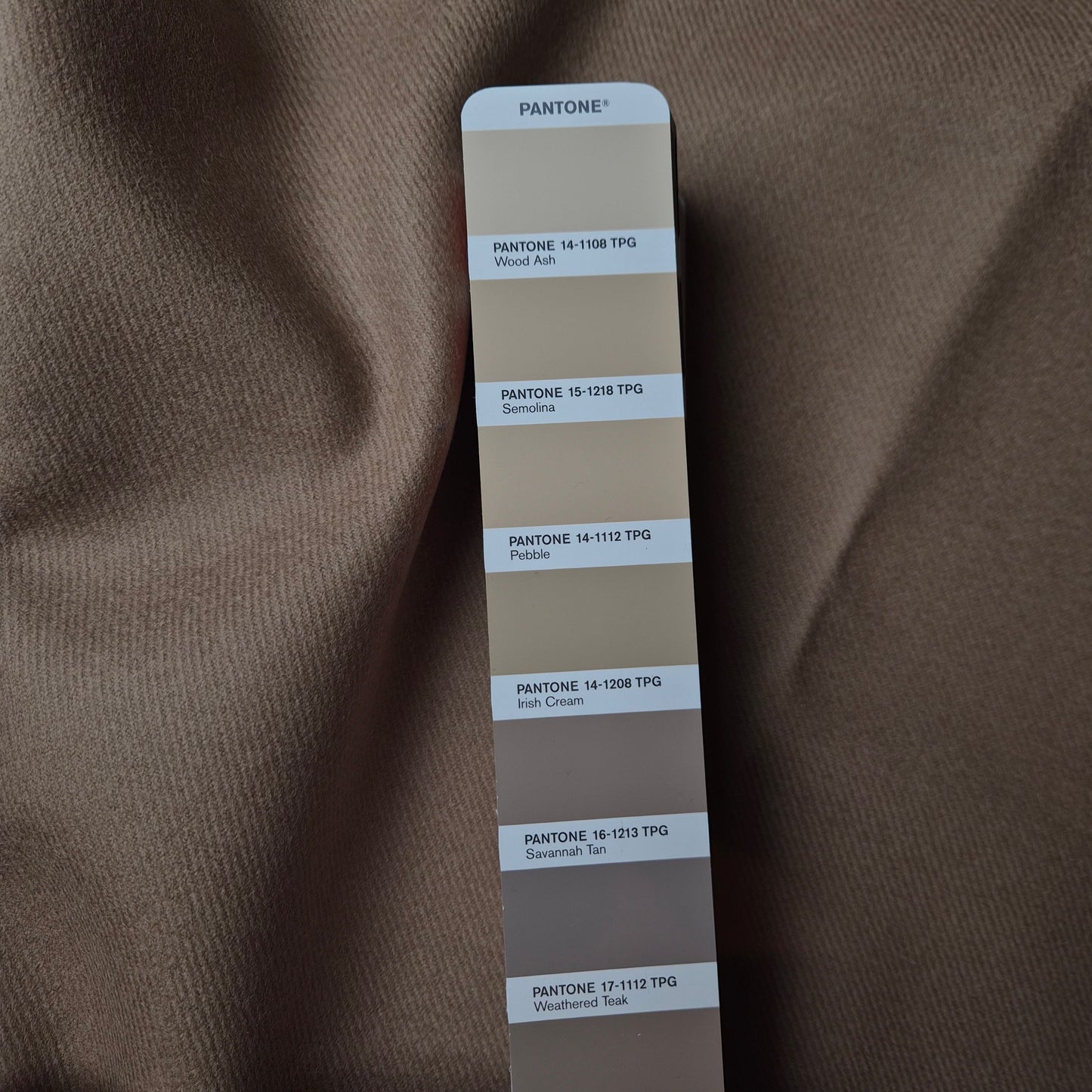 Einzelstück · Mantelstoff · Wolle · Pantone Irish Cream · 250×150 cm