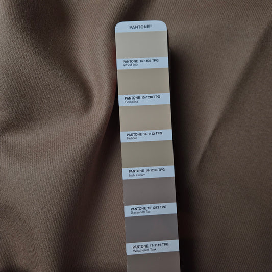 Einzelstück · Mantelstoff · Wolle · Pantone Irish Cream · 250×150 cm