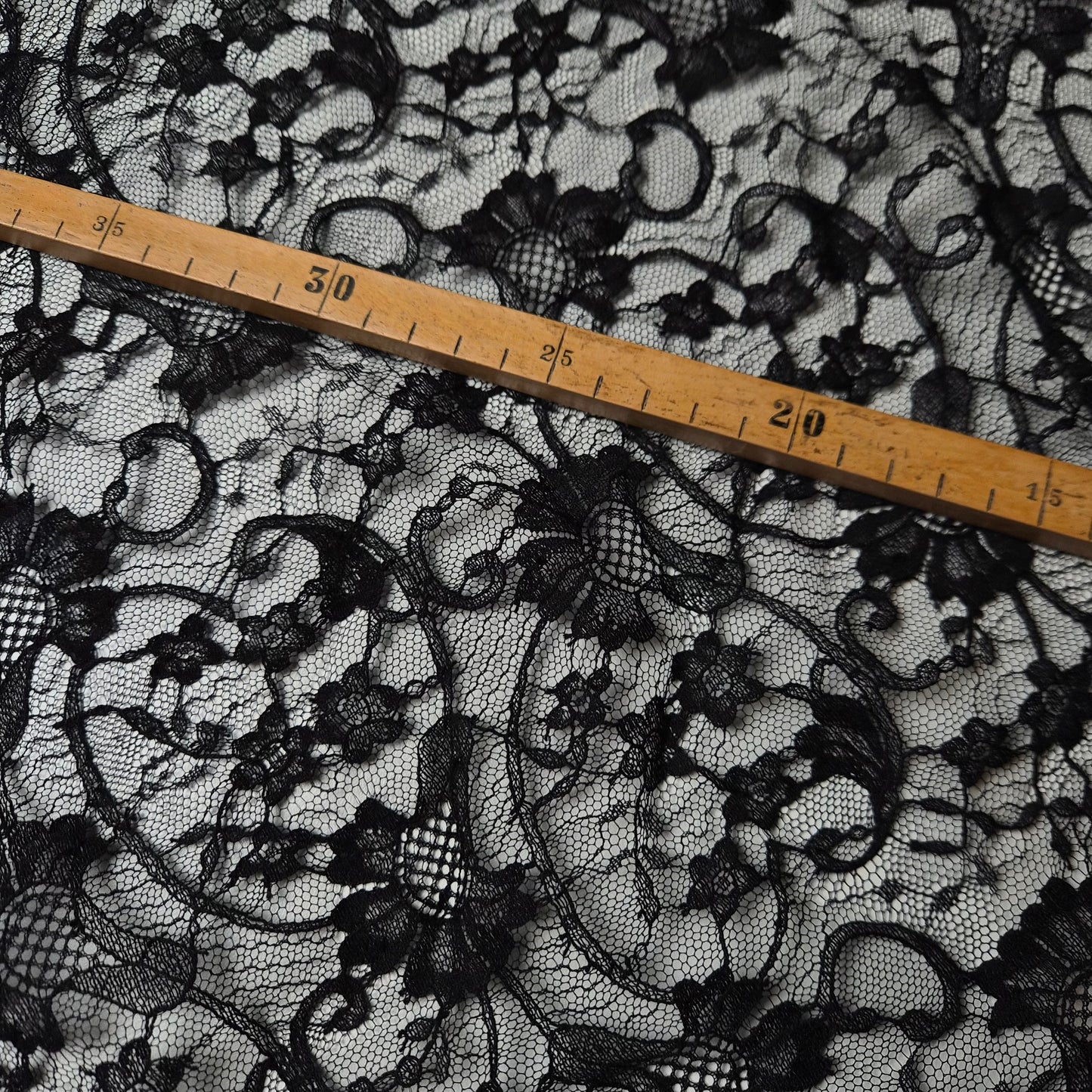 Spitze · Bestickt · Polyester · floral · 50×95 cm · Meterware