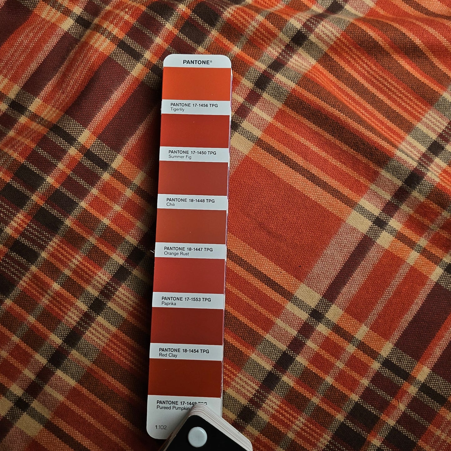 Flanell · gebürstet · Baumwolle · Kariert · Orangetöne · 150 cm · 240 g/m² · Meterware