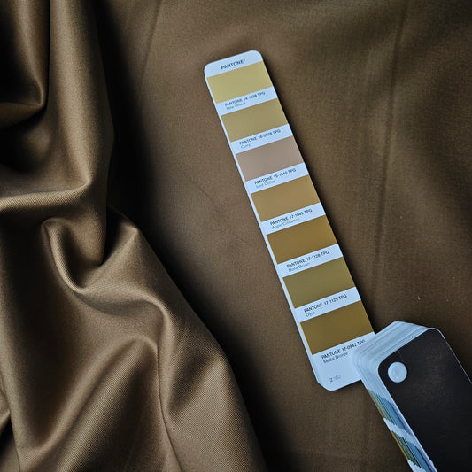Gabardine, Baumwolle, Pantone Dijon, uni, Gucci · 150 cm 290g/m2