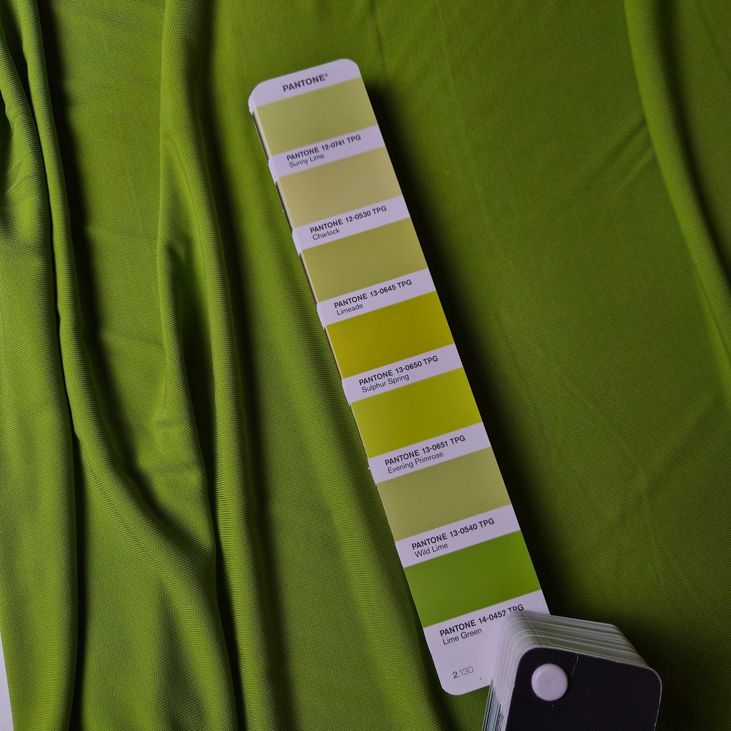 Jersey · Viskose · Uni · Pantone Lime Green · 155 cm 360g/m2 · Meterware