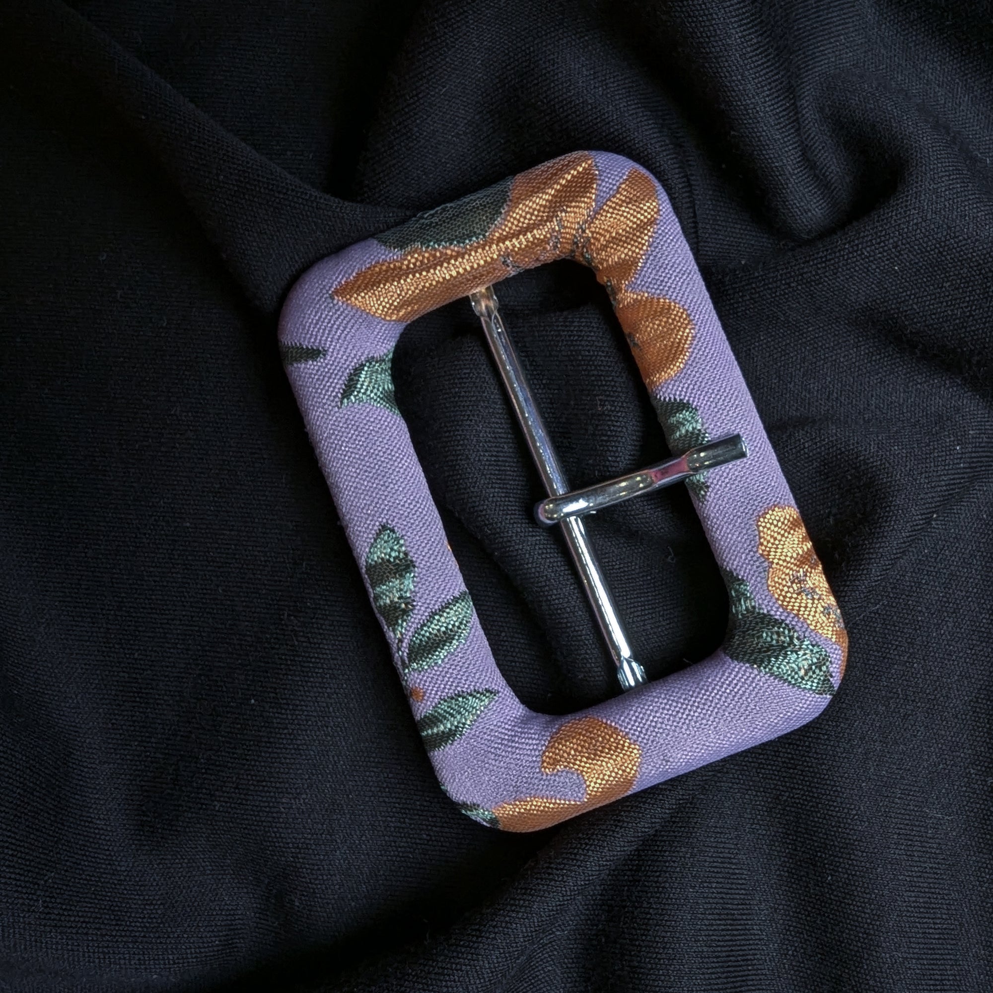 L2X6X029 Gürtelschnalle bezogen D&amp;G 7 cm x 5 cm