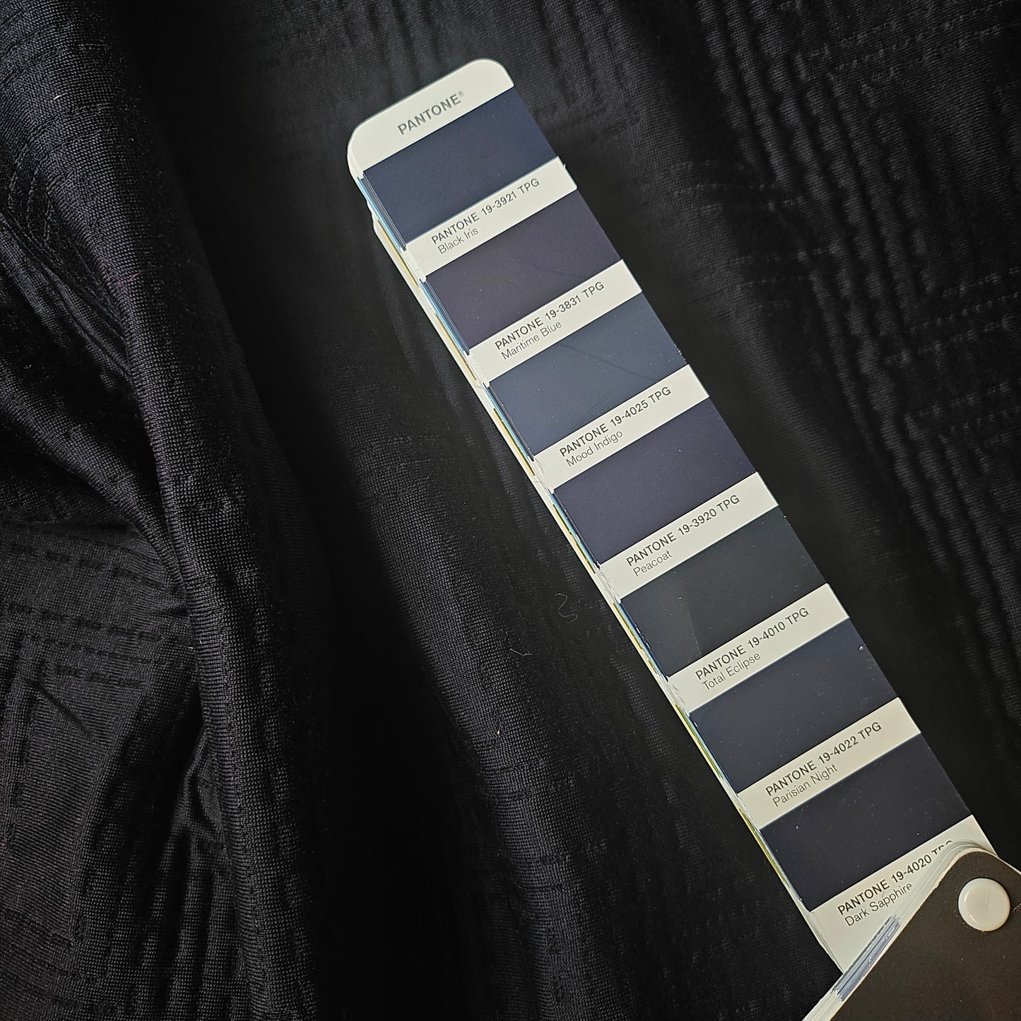 Steppsweat · Baumwolle, Polyester · Uni · Pantone Dark Sapphire · 160 cm · Meterware