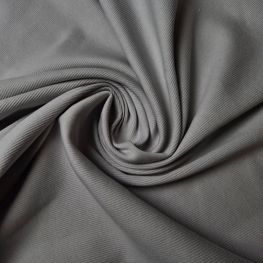 Kombipaket · Sweat & Bündchen · Gebürstete Rückseite · Baumwolle 68%, Kaschmir 29%, Elasthan 3% · Uni · Oyster Mushroom · Stoff 150×135 cm · Bündchen 100×100 cm