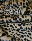 Designerstoff – Deadstock Fake Fur Leopard | 150 cm | M3X1X11
