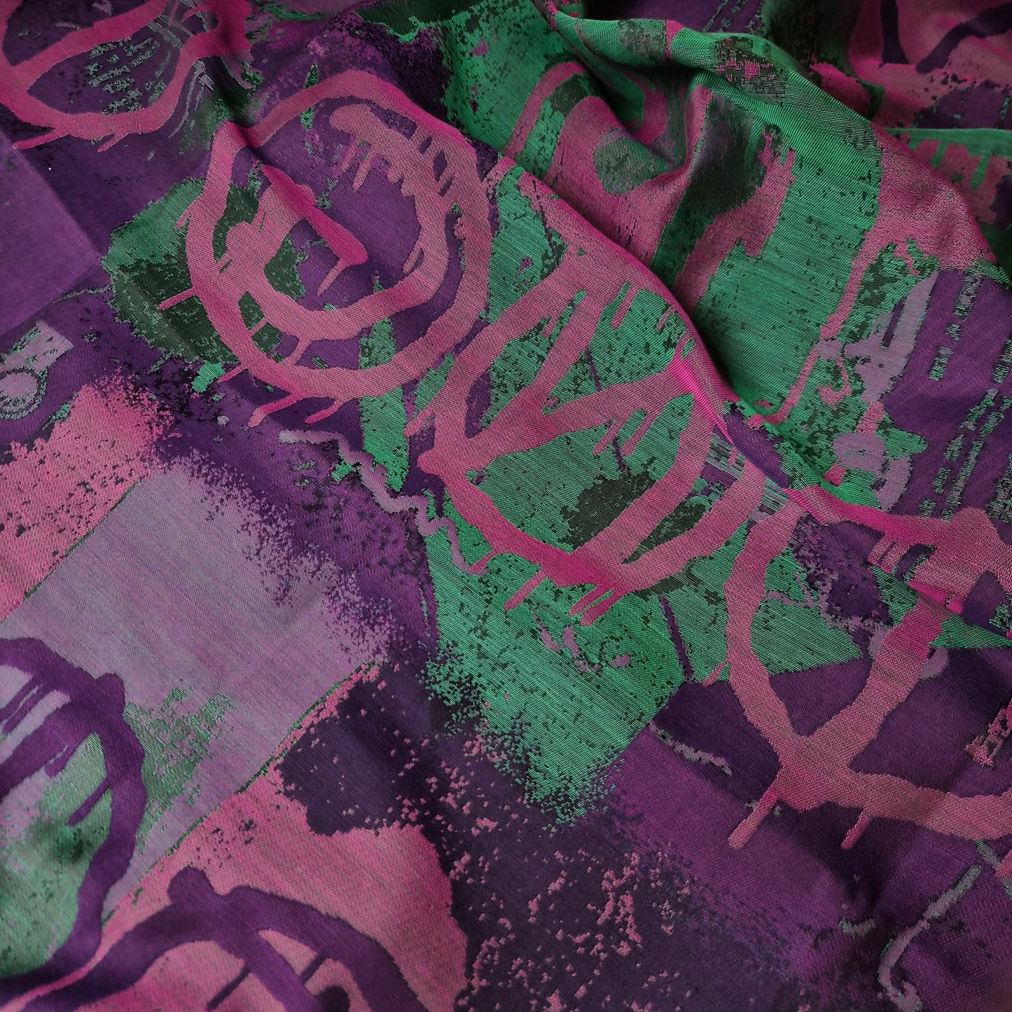 Imperial Purple Muster / Polyester Einzelstück 300 cm x 150 cm / S5X1X006