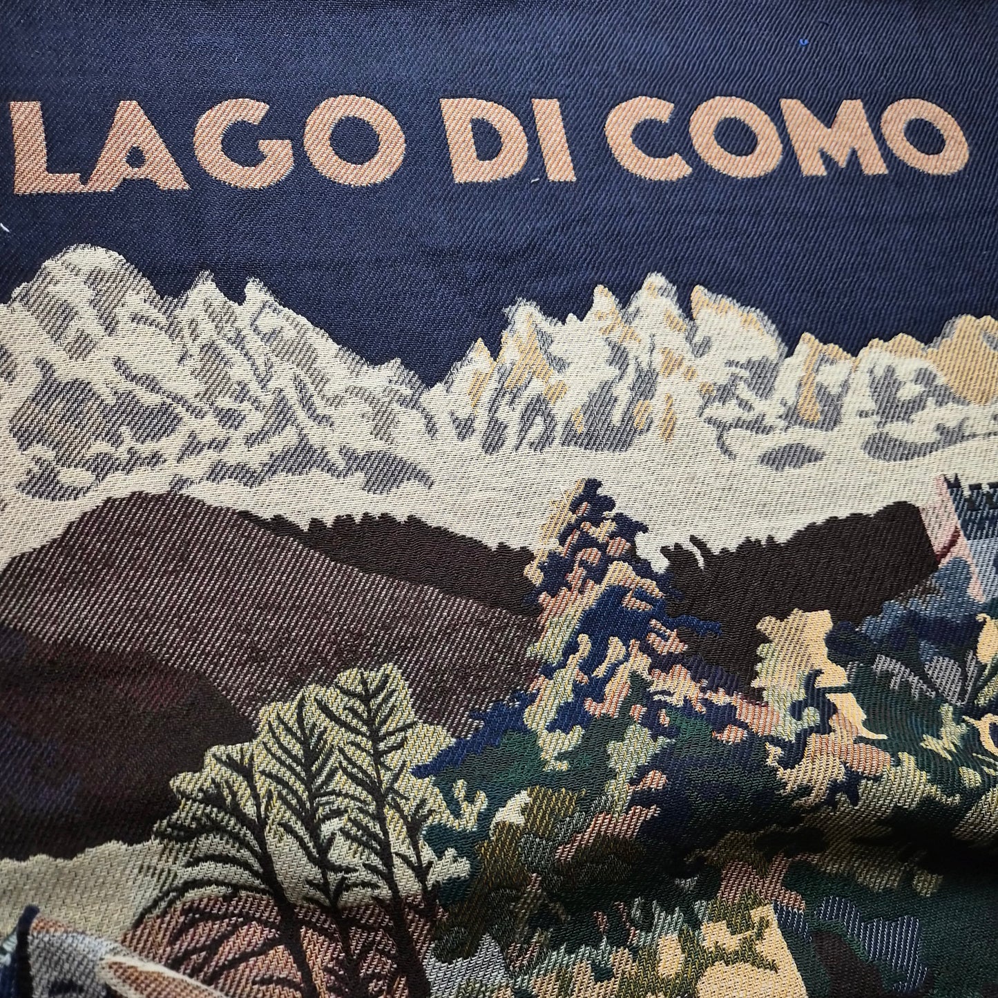 Panel · Jacquard · Wolle, Polyester · Uni · Pantone Outer Space · 100×70 cm
