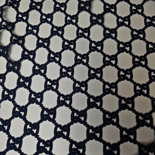 Macramé · Baumwolle · Logo · 120 cm · Meterware