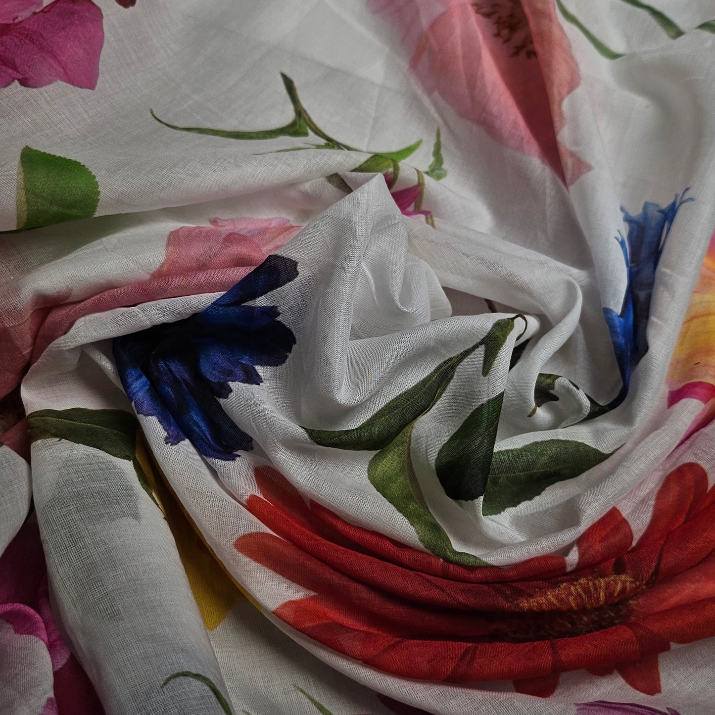 Baumwolle, Voile, Pantone Blanc de Blanc · 140 cm