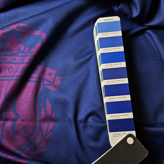 Panel, Jersey, Pantone Deep Ultramarine · 180×160 cm [Duplikat]
