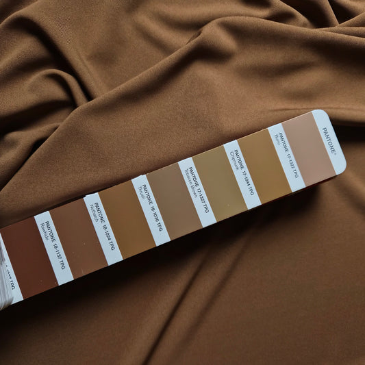 Jersey Crêpe · Viskose · Uni · Pantone Nuthatch · 150 cm · 260 g/m² · Meterware