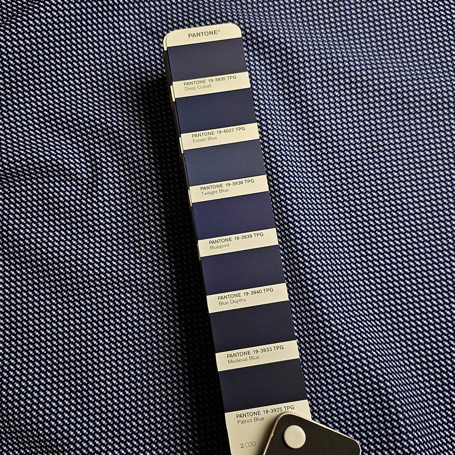 Poplin · Baumwolle · Kleingemustert · Blautöne · 150 cm · 120 g/m² · Meterware