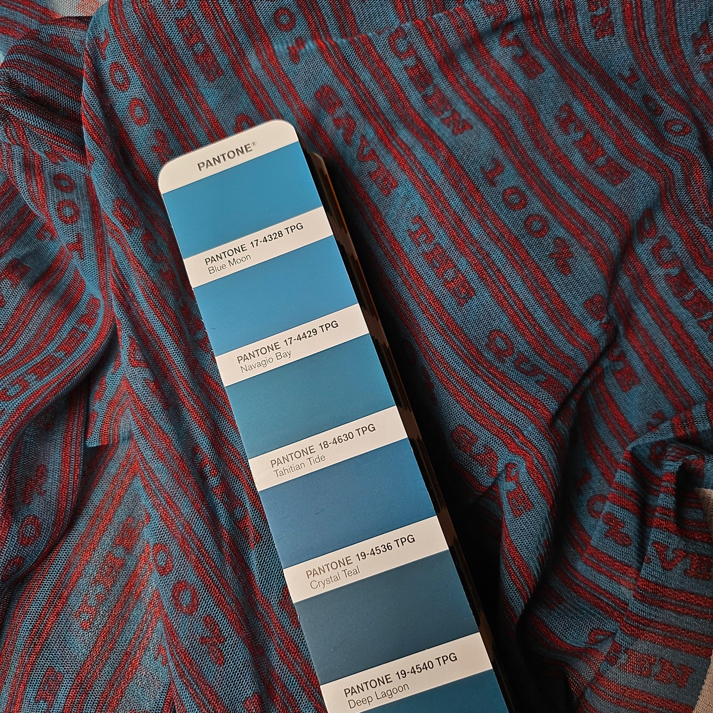Feintüll · Polyester · Schrift · 150 cm · 60g/m2  Meterware
