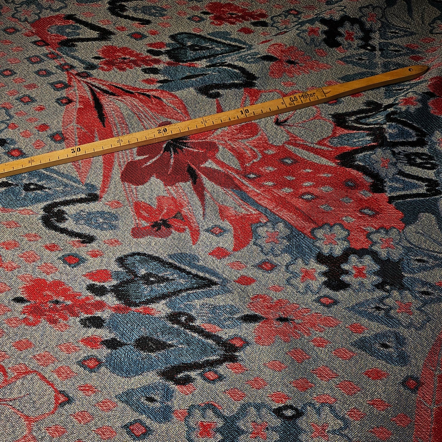 Baumwolle, Polyester, Wolle, Jacquard · 145 cm