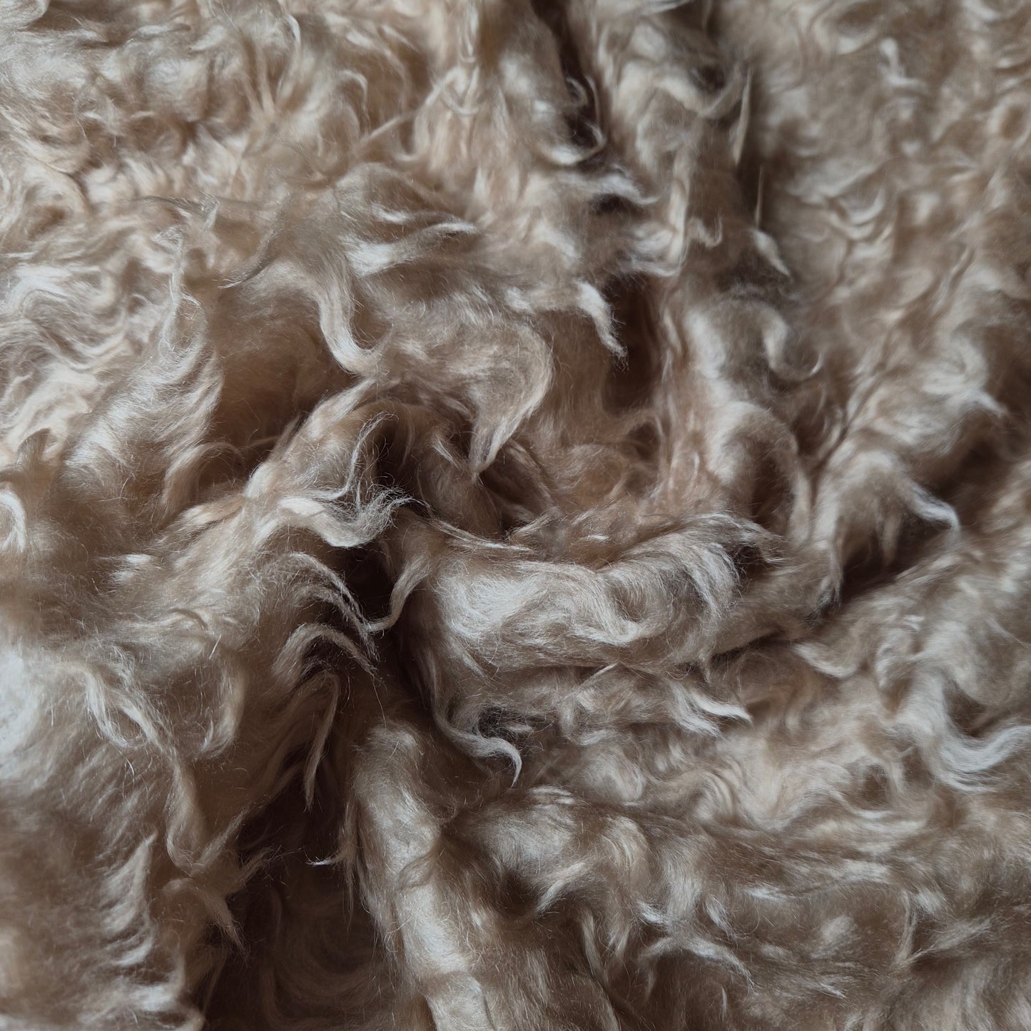 Fake Fur · Wolle · Uni · 230 cm × 150 cm · Einzelstück