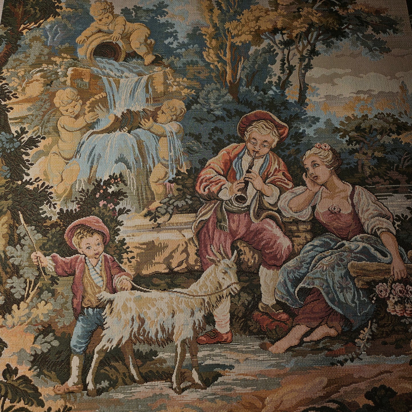 Panel, Polyester, Brokat · 65×70 cm