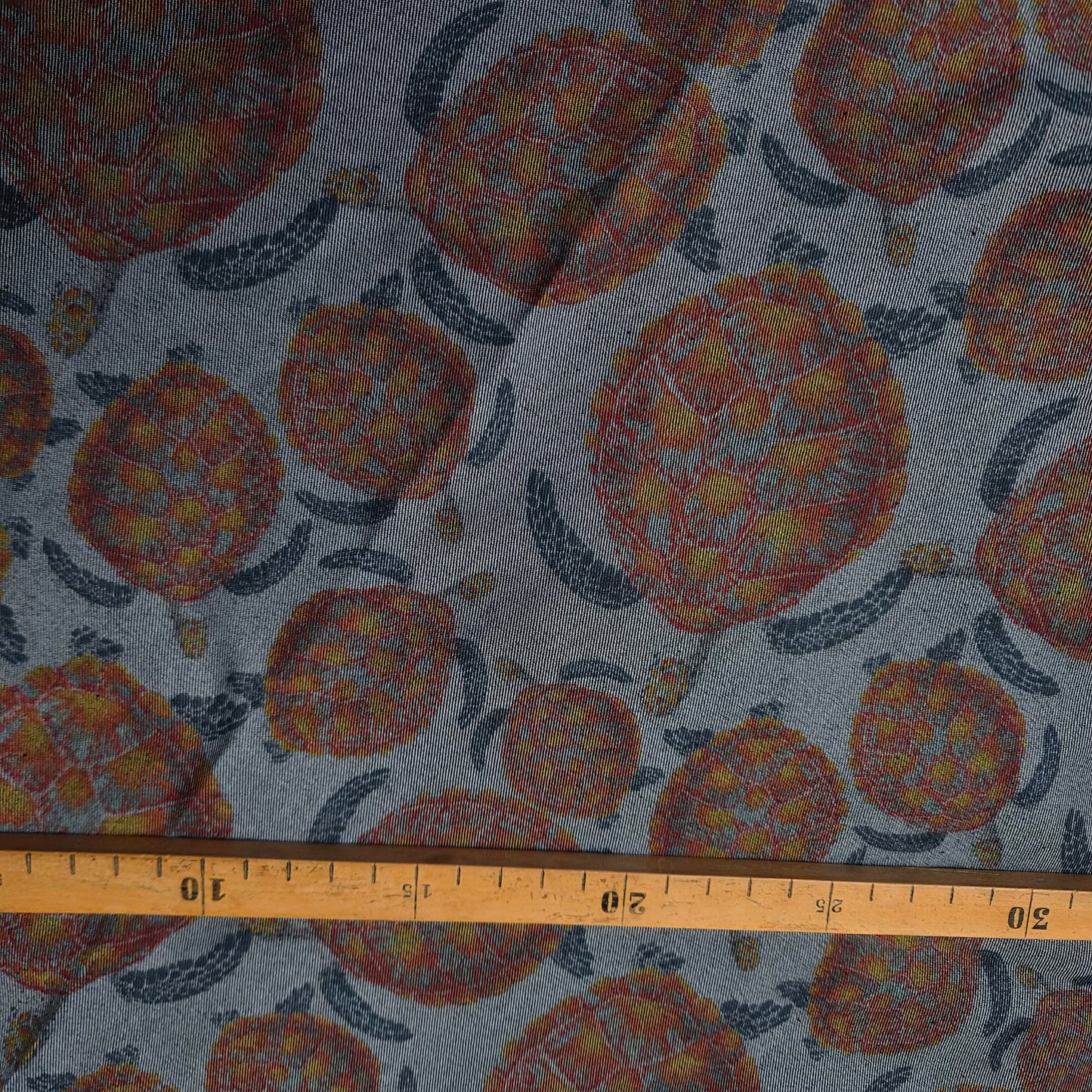 Einzelstück · Denim · Mit Stretch · Baumwolle · Bildmotiv · 165×140 cm