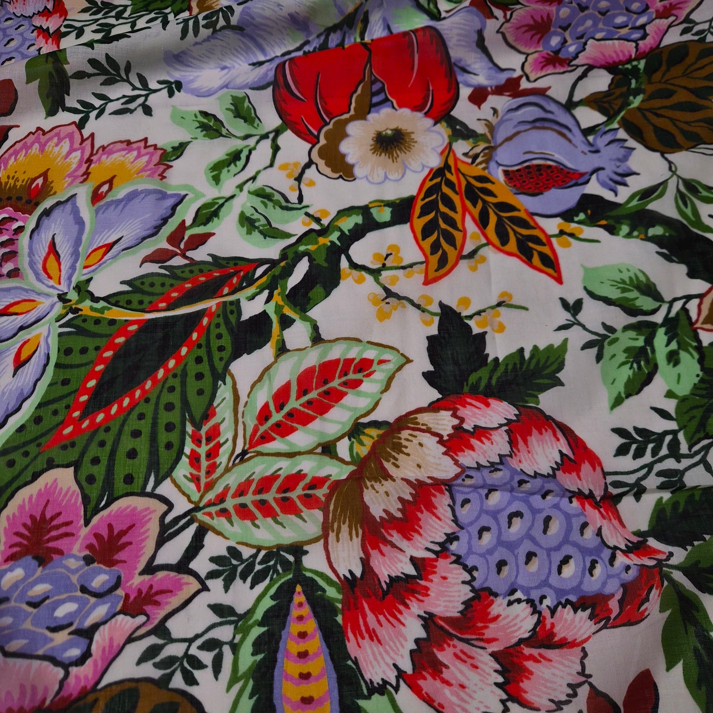 Panel · Poplin · Baumwolle · Floral · Mehrfarbig · 90×150 cm