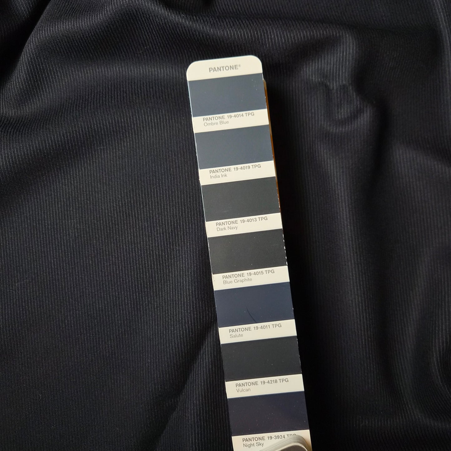 Einzelstück · Anzugstoff · Wolle · Pantone Night Sky · 150×160 cm