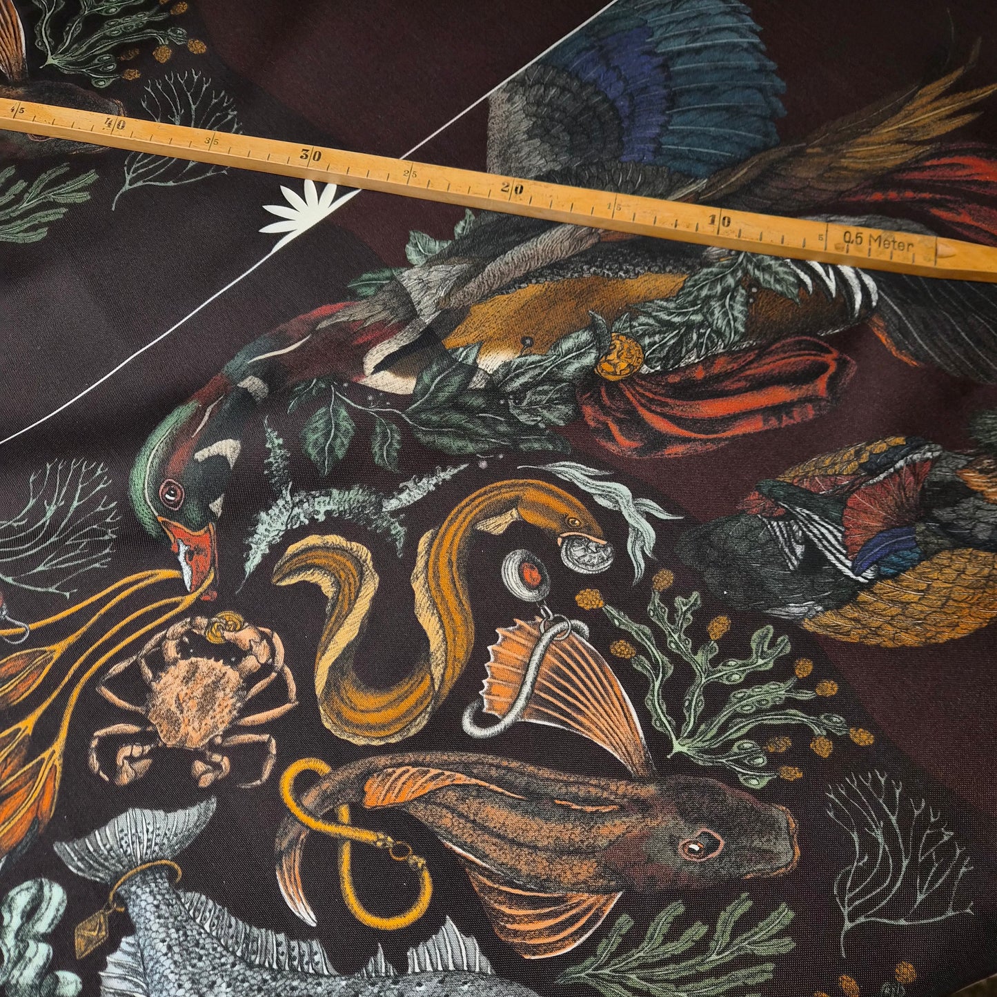 Panel, Seide, Wolle · 230×140 cm