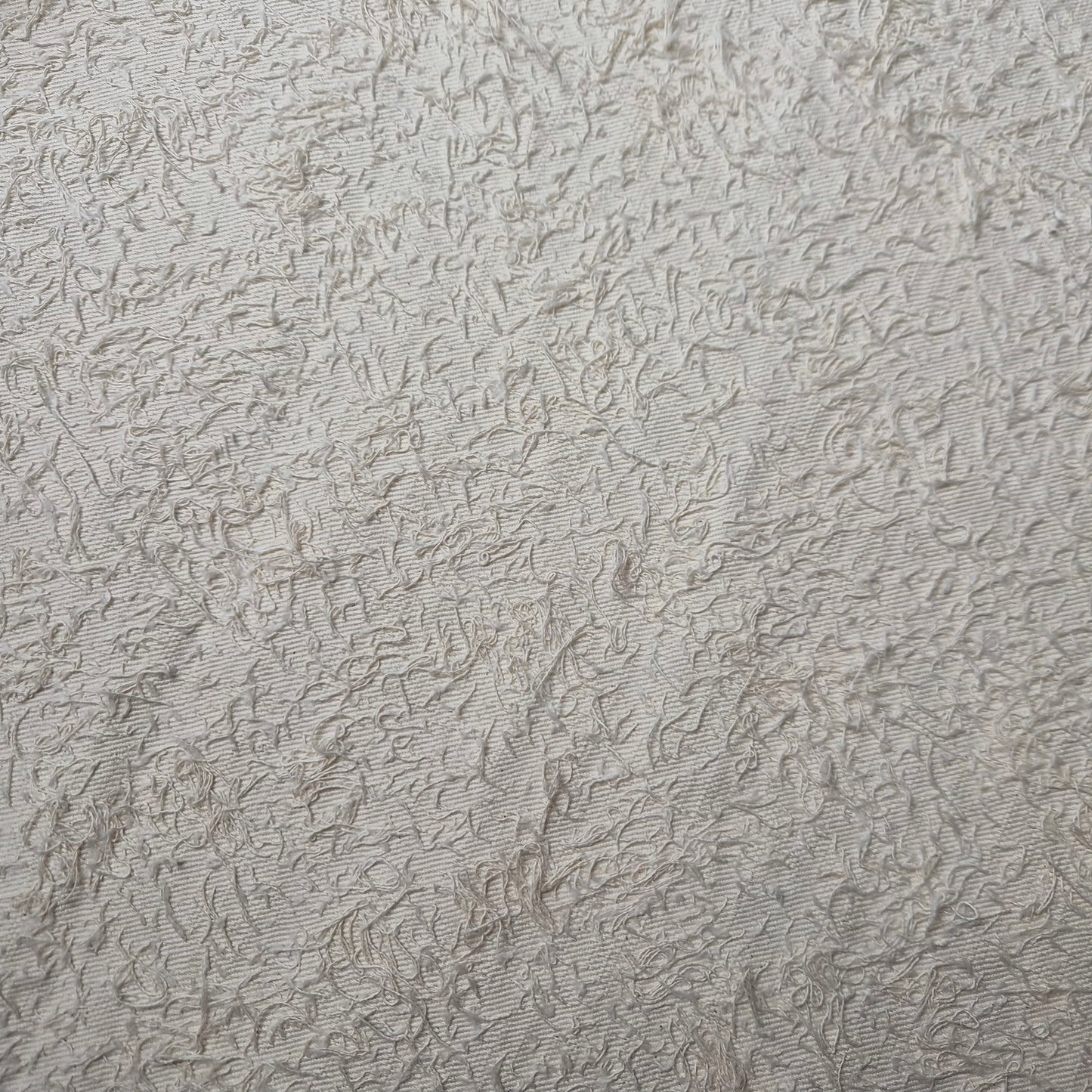 Meterware · Denim · Fuzzy · Baumwolle · Uni · Naturweiß · 147 cm
