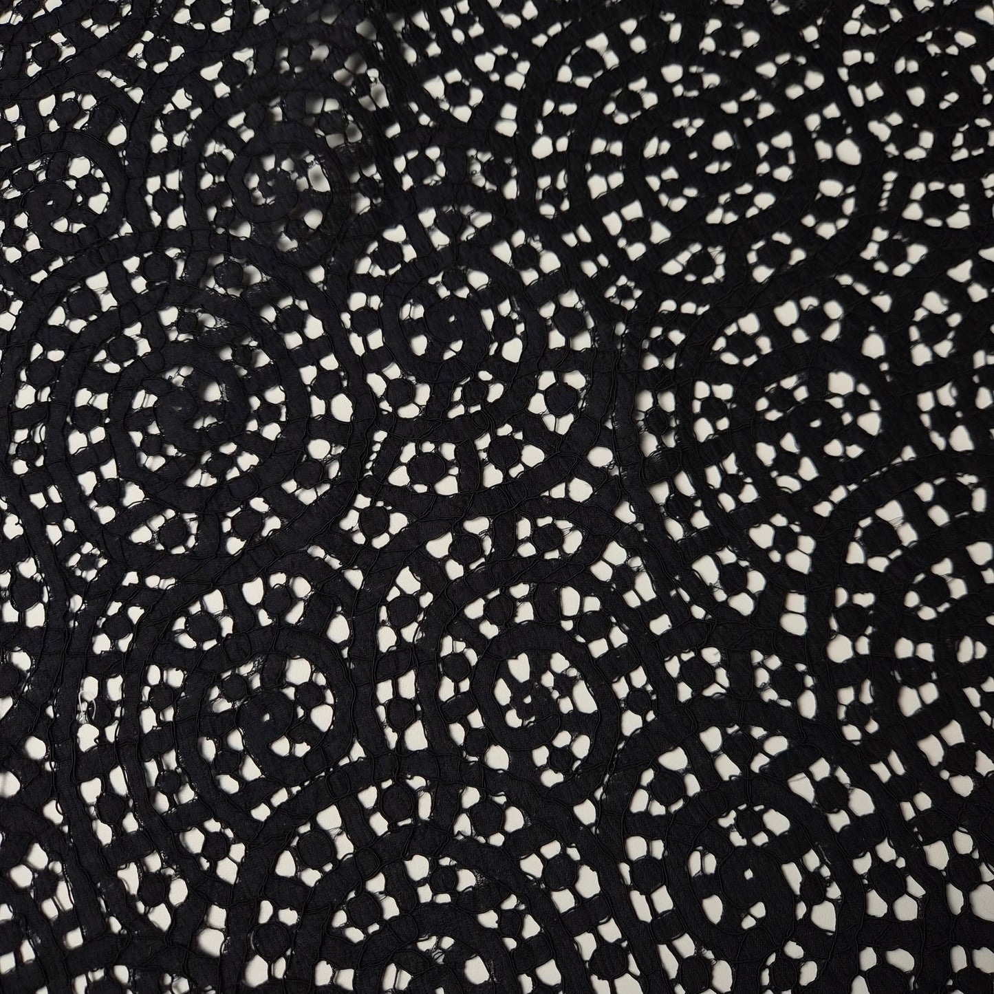 Spitze · Baumwolle · Floral · Pantone Moonless Night · 110 cm · Meterware