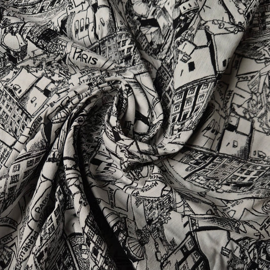 Einzelstück · Viskose, Seide, Elasthan · 90×150 cm