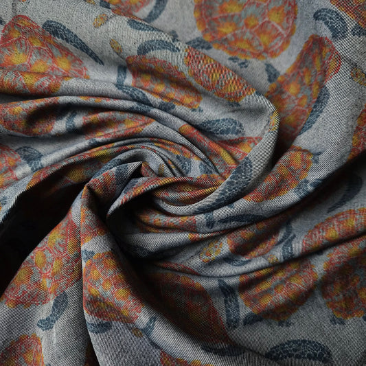 Einzelstück · Denim · Mit Stretch · Baumwolle · Bildmotiv · 165×140 cm