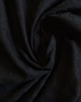 Deadstock Polyester-Nylon Canvas, G*cci – Monogram Schwarz (Breite 140 cm) (M5X03X02)