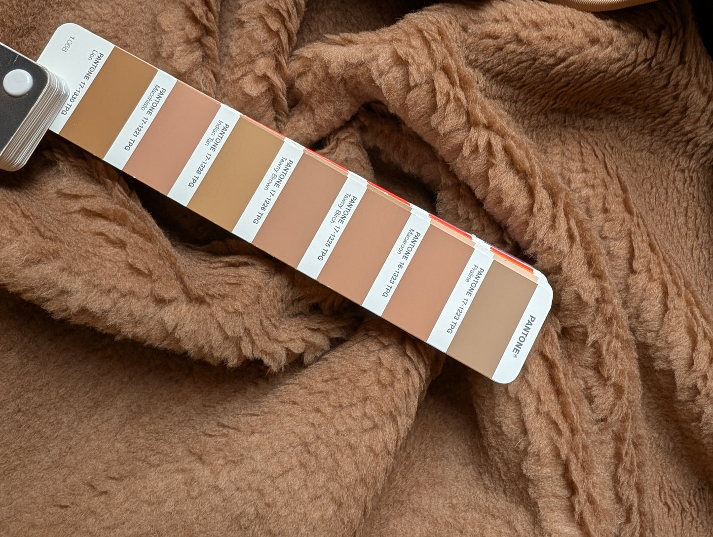 Kombipaket · Teddystoff · Kamelhaar 88%, Seide 12% · Pantone Camel · Stoff 350×150 cm + Viskosefutter 300×150 cm
