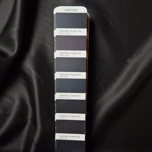 Meterware · Futterstoff · Viskose · Logo · Pantone Caviar · 145 cm · 100 g/m²