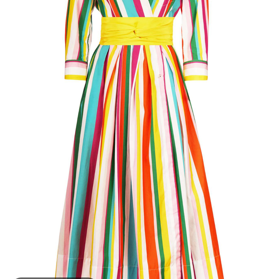 Meterware · Poplin · Baumwolle · Gestreift · Bunt · 150 cm