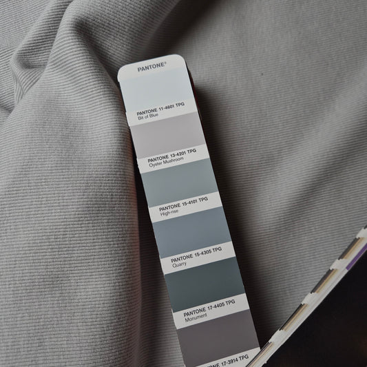 Baumwolle, Ribstrick / Bündchen, Oyster Mushroom · 100 cm