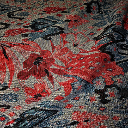 Baumwolle, Polyester, Wolle, Jacquard · 145 cm