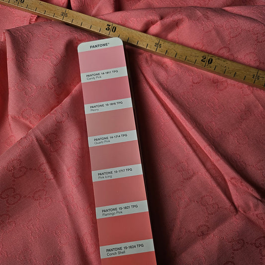 Baumwollwebware Flamingo Pink Gucci Einzelstück 55cm X 150cm S4X2X012