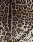 Deadstock Cordstoff, D&G – Leo-Muster Leopard-Print mit Stretch (Breite 150 cm) (M1X1X22)