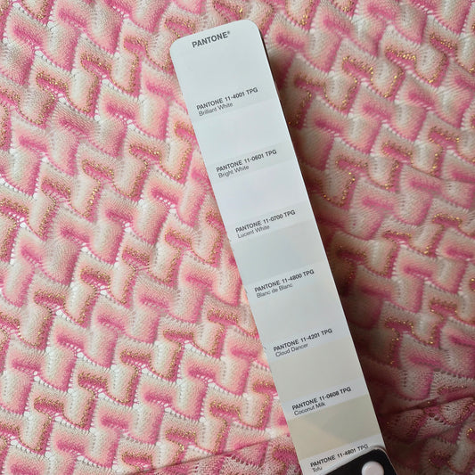 Baumwolle, Lurex, Viskose, Wolle, Cloud Dancer – rosa Töne · 130 cm