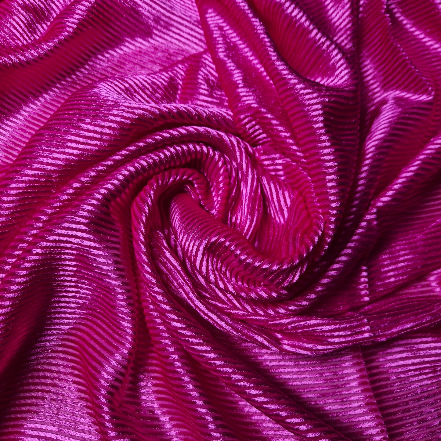 Ausbrenner · Baumwolle, Polyester · Uni · Fuchsia · 200×140 cm · Einzelstück