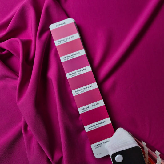 Jersey · Viskose · Uni · Pantone Fuchsia Fedora · 135 cm 300g/m2  · Meterware